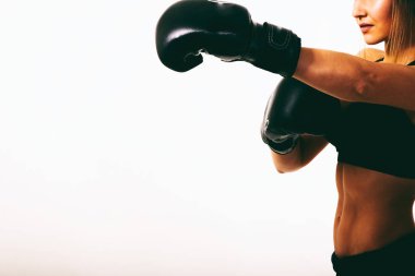 Atletik kız güzel rakam