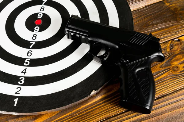 Athletic Shooting Target — Stock Photo, Image