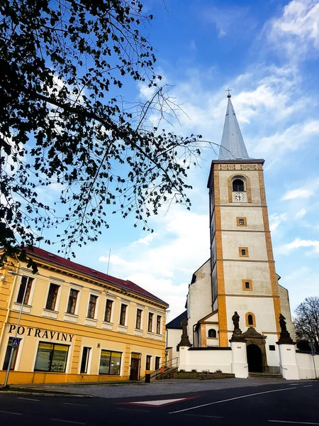 Güzel küçük kasaba Çek Cumhuriyeti