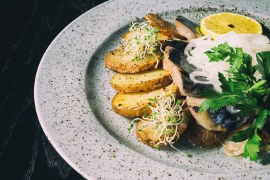 Meze olarak votka fotoğraf