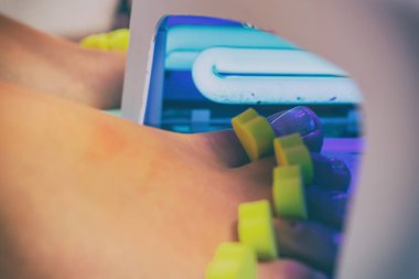 Pedikür Spa yordam Temizleme