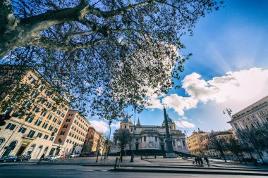 Roma, Rome, İtalya - 25 Ocak, 2015:Attractions