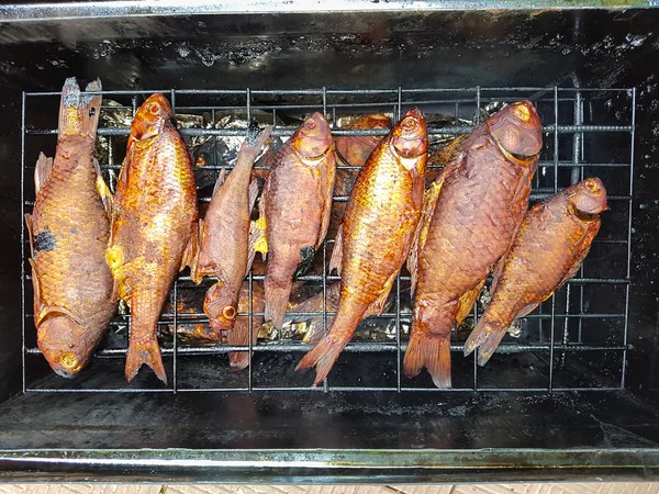 Räucherfisch Räucherofen — Stockfoto