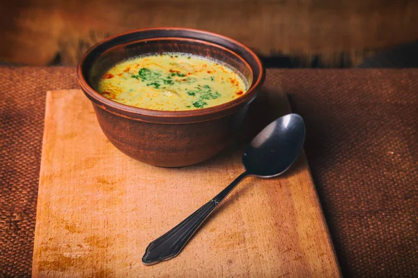 Dumpling Soup Chicken Photo — Stock Photo, Image