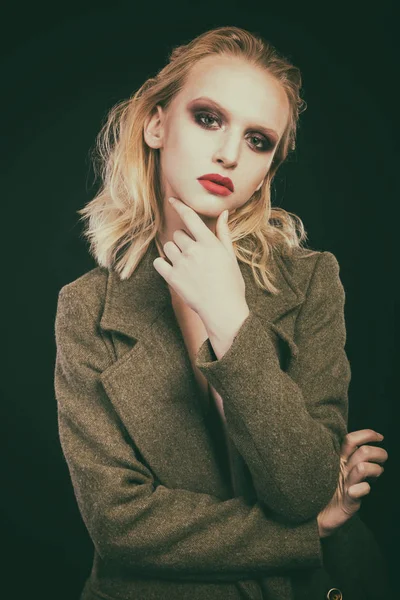 Elegant Blond Modell Foto — Stockfoto