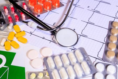 Arka plan Tema Farmakoloji, tablet