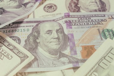 Yüz dolarlık banknotların arka planı