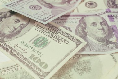 Yüz dolarlık banknotların arka planı