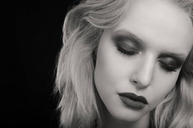 Zarif sarışın güzellik fotoğraf