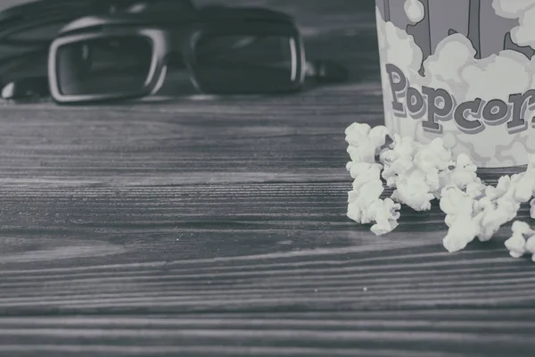 Contesto Sul Tema Del Cinema Dei Popcorn — Foto Stock