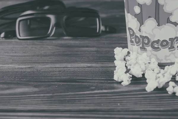 Contesto Sul Tema Del Cinema Dei Popcorn — Foto Stock