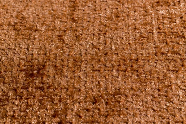 Brown Fabric Texture Photo — Stock Photo, Image