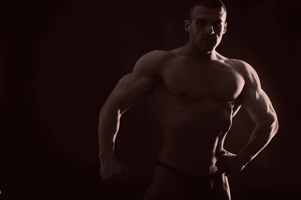 Musclé Relief Bodybuilder Photo — Photo