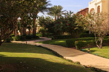 Güzel manzara tasarımı deniz tatil köyü