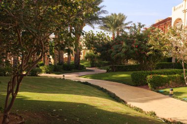 Güzel manzara tasarımı deniz tatil köyü