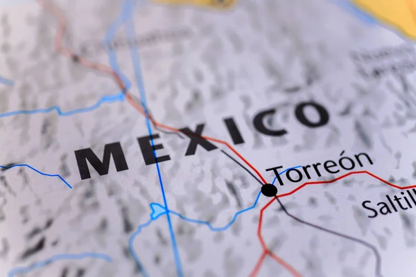 Mexico World Map — Stock Photo, Image