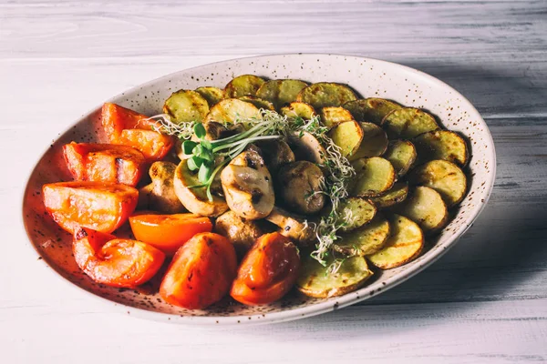 taze sulu sebze ızgara