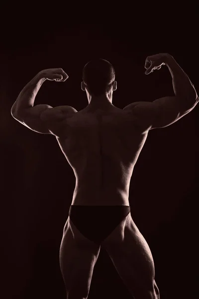 Ritratto Bodybuilder Foto Tonica — Foto Stock