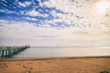 Güzel deniz plaj ve deniz