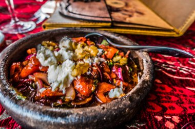 Türk restoranında atıştırmalıklar