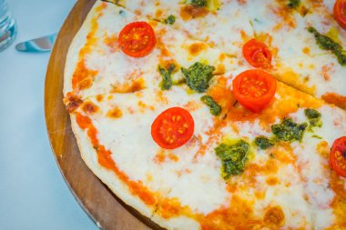 Çok lezzetli iştah açıcı pizza