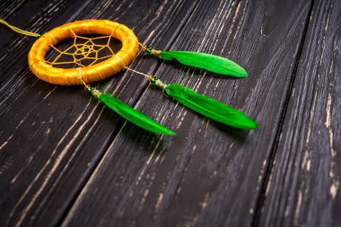 Tahta arka planda düş kapanı