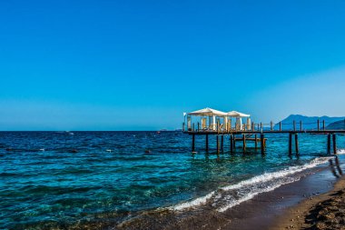 Tatil beldesinde muhteşem sahil