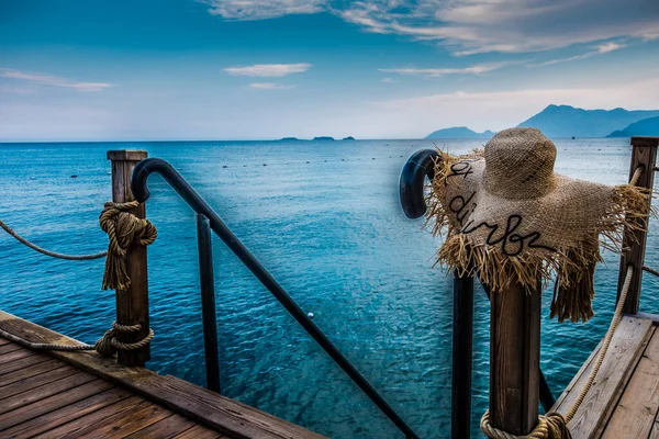 Summer Vacation Background Beautiful Sea — Stock Photo, Image