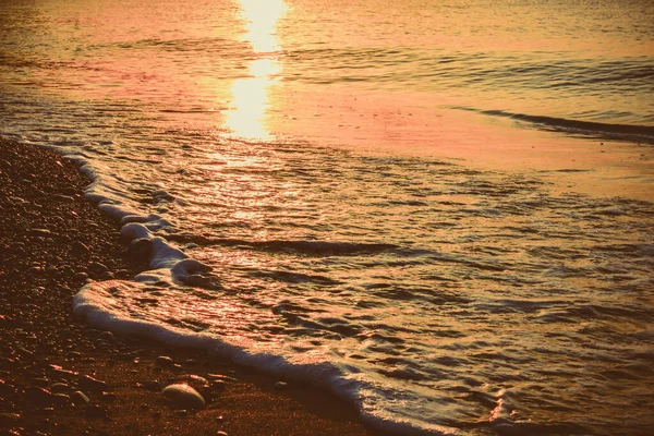 Wspaniały Wschód Słońca Nad Morzem — Zdjęcie stockowe