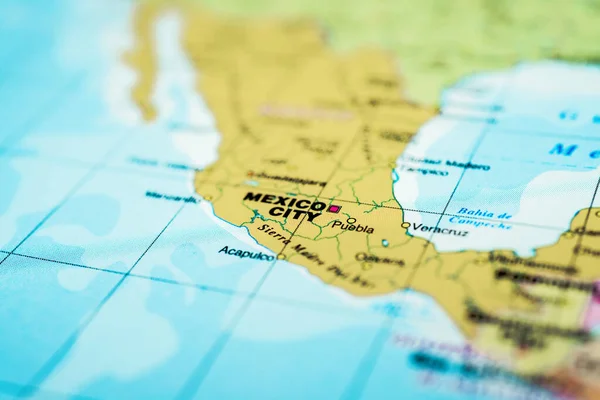 México Mapa —  Fotos de Stock