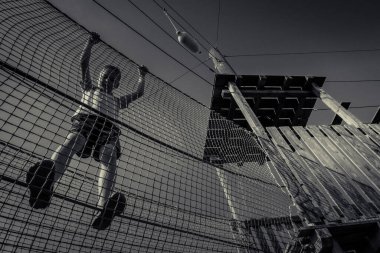 Halat Parkı çocuk tırmanıyor