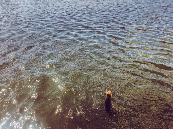 Pesca Lago — Fotografia de Stock