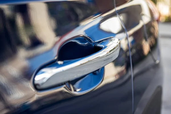 Auto Moderno Antecedentes Sobre Tema Los Coches —  Fotos de Stock