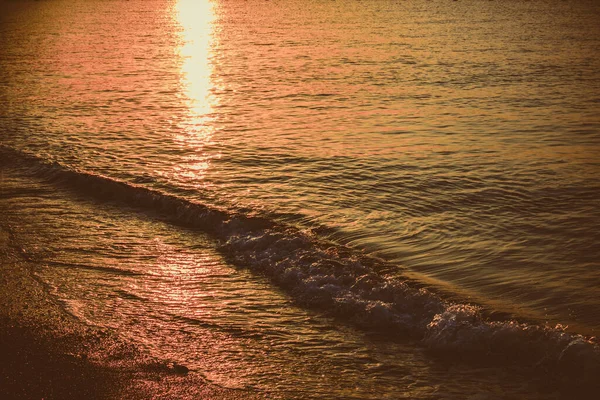 Magnifik Sol Uppgång Havet — Stockfoto