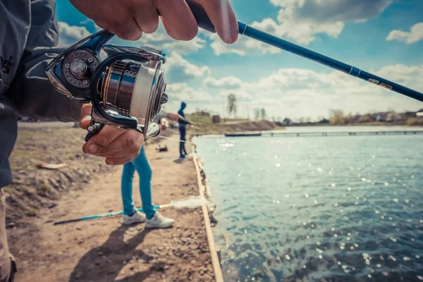 Pesca Lago —  Fotos de Stock