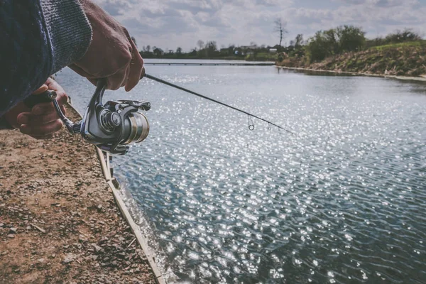 Pesca Lago —  Fotos de Stock