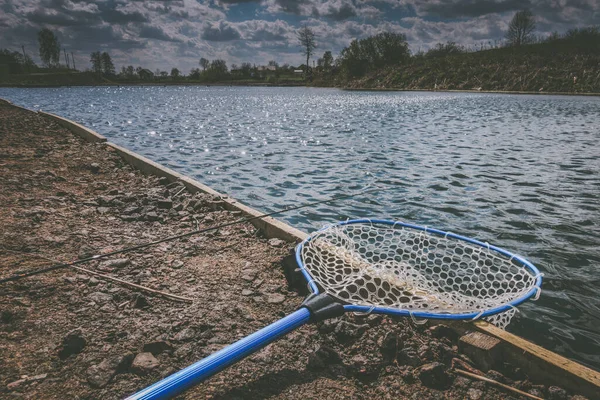 Pesca Lago — Fotografia de Stock