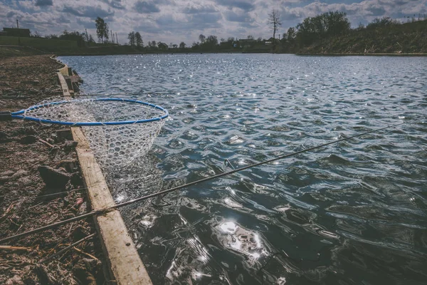 Pesca Lago — Foto de Stock