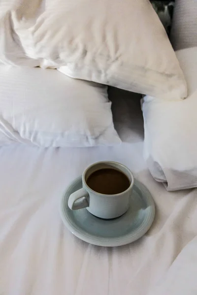 Café Cama Fondo — Foto de Stock