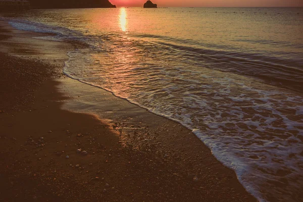 Praia Mar Nascer Sol — Fotografia de Stock