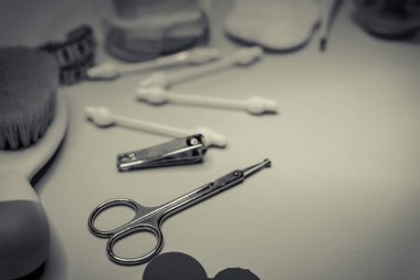 Bebek Bakımı Masadaki Şeyler