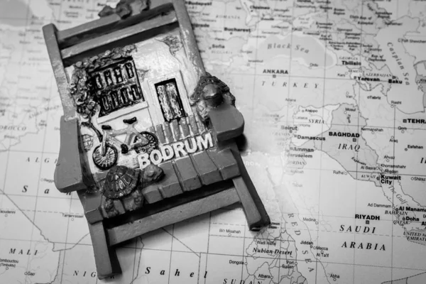 Bodrum map background travel background
