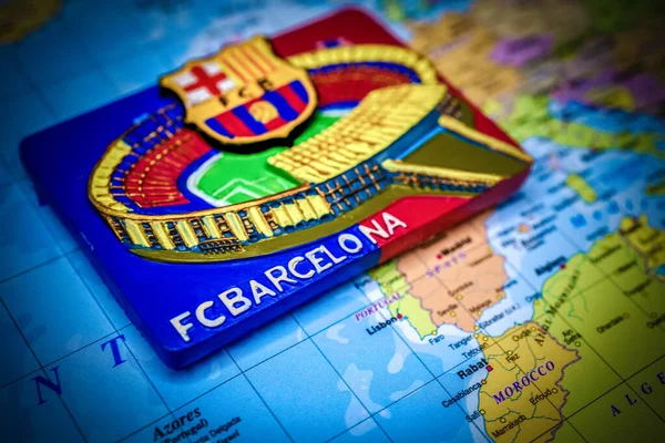 Barcelona map background, travel concept