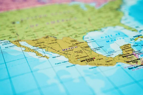 México Mapa — Fotografia de Stock