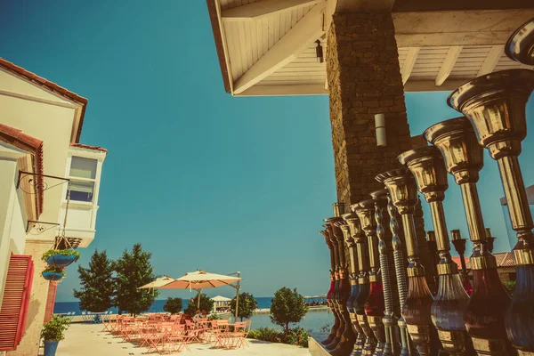 Gyönyörű Tenger Resort Utcák — Stock Fotó