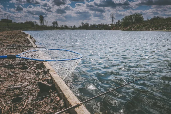 Pesca Lago — Fotografia de Stock