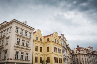 Güz Prag 'ın güzel sokakları ve mimarisi