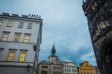 Prag, Çek Cumhuriyeti - 21 Eylül, Prag 'ın güzel sokakları ve mimarisi