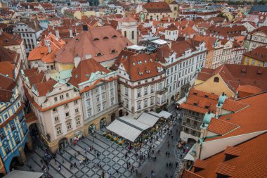 Prag, Çek Cumhuriyeti - 21 Eylül, Prag 'ın güzel sokakları ve mimarisi
