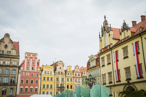 Wrocaw Poland June 2019 Wroclaw Houses Streets City Wroclaw Cityscape — Stock Photo, Image